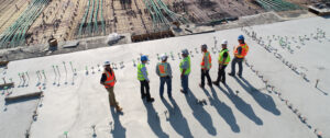 construction team on site