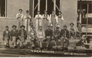 YMCA building construction ca 1910