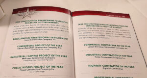 NWIBRT/CAF Awards Banquet Program
