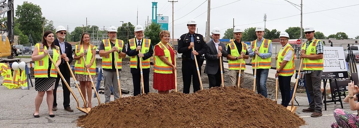 Groundbreaking for the Chesterton Police Station